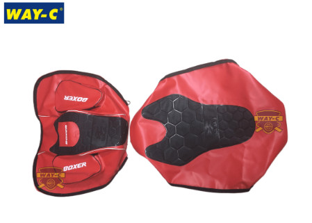 Leather Motorcycle Body Parts Cushion Seat Cover Fuel Tank Cover For BAJAJ BOXER BM150