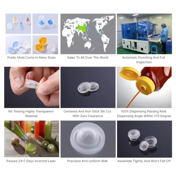 Настройка на заказ Leafproof Squeeze Dispensing Bottle Proof Силиконовый управляющий разрезный клапан для продажи