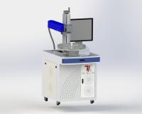Máquina de marcado con láser UV personalizada para condensadores con cámara CCD de sistema de posicionamiento visual