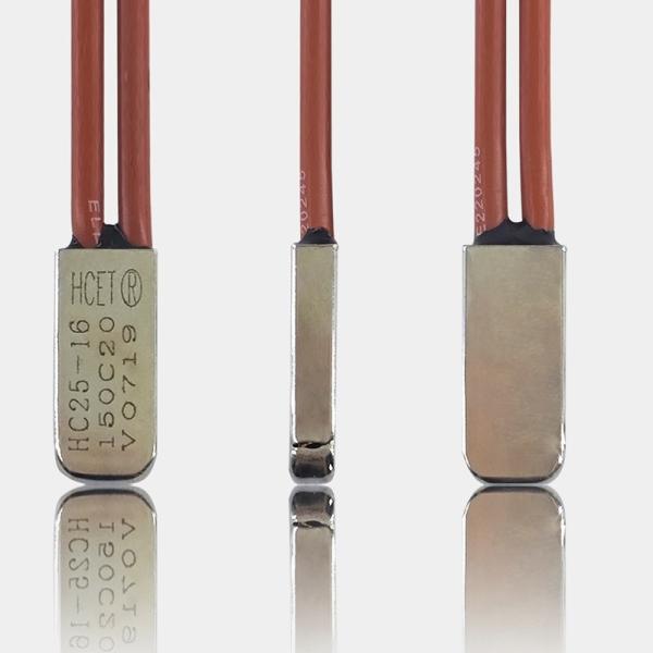 HCET Thermal Protector Switch Motor Temperature Cutoff Switch For Battery Charging