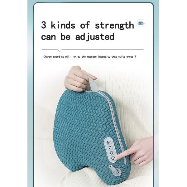 2000mAh Battery Capacity Neck and Body Shiatsu Massage Pillow with Heat Function