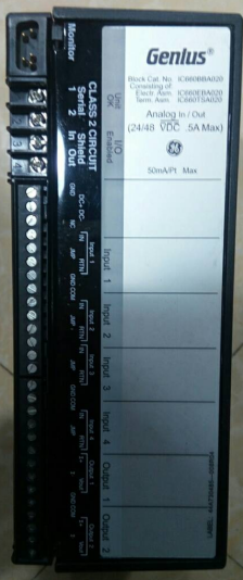 IC660BBA020 входные сигналы 2 аналога 4 блока 24/48Vdc выводят наружу модуль I/O гения PLC GE