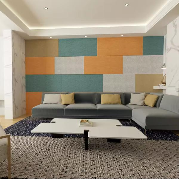 Modern Acoustic Design Panels Recycled PET Board Sound Absorption for Any Space