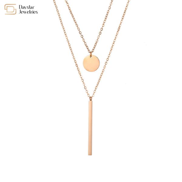 Ожерелье чокера двойного слоя СС, ожерелье цепи ключицы монетки адвокатского сословия привесное