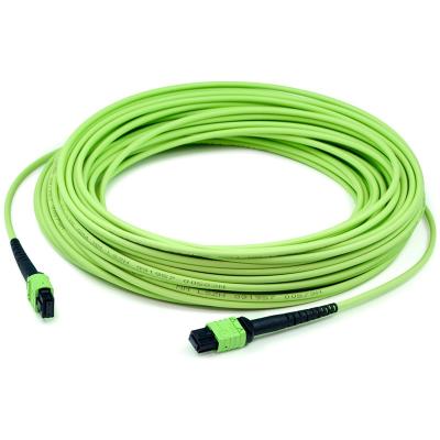 fibra ótica fêmea Patchcord de 400G MPO MTP milímetro 50/125 OM5 3.0mm LSZH