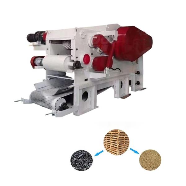 Professional 220V/380V Waste Wood Crusher with 55-110kw Power and 1-3t/h Capacity