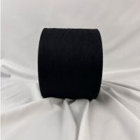 EN 16s/20s Negro / óptico Blanco Hijo de algodón regenerado para tejer calcetines para hombres