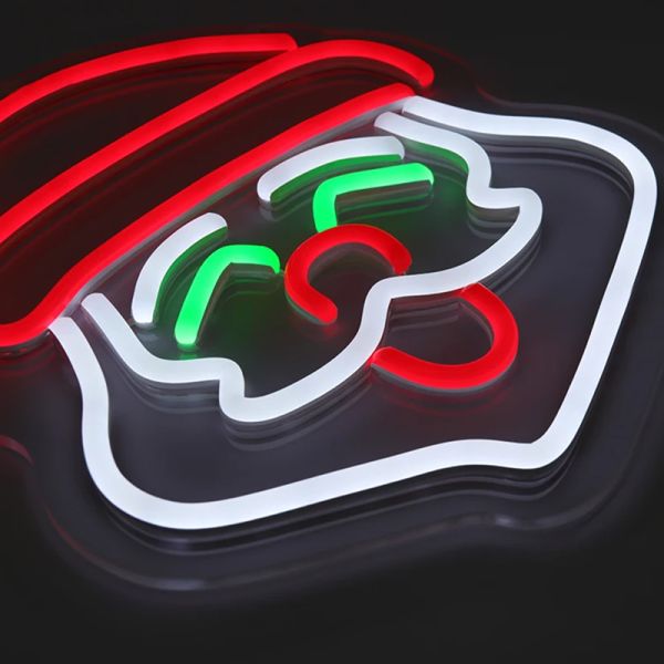 Santa Claus LED Neon Sign Custom Neon Signs for Holiday Decor & Business Display