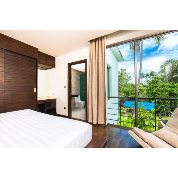 Beach Front Luxury Vacation Villa interior Design Sleeping Room Furniture with Wardrobe