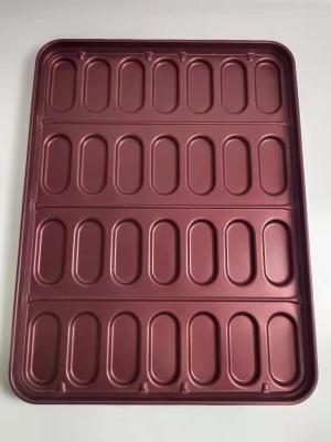 Bandeja de cozimento do molde do bolo de alumínio do cachorro quente da cavidade 670x511.2x40.4mm do aço 28