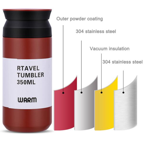 Production Stainless Steel Vacuum Flask 500ml Insulated Mug with Customizable Design