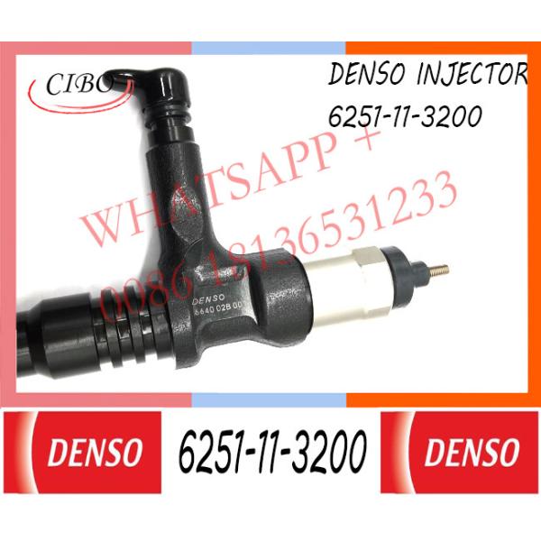 Неподдельный новый дизельный двигатель инжектора топлива 095000-6640 сопла 6251-11-3200 6251-11-3201For KOMATSU SAA6D125E-5C/5D