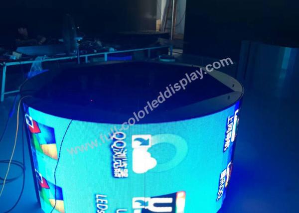 Circular Led Display P3 / P4 / P5 / P6 , Round Led Screen Smd LW-FI 6