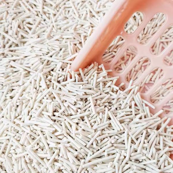 Agglomerated Tofu Natural Cat Litter Deodorizing Low Dust 0.3cm