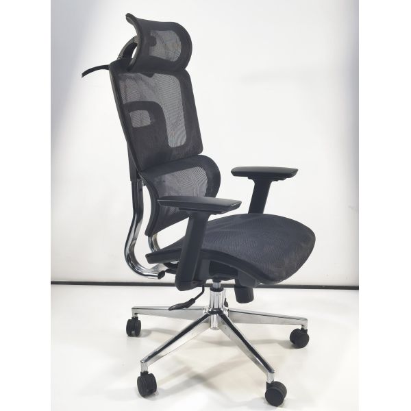 CEO Gaming Full Mesh Ergonomic Swivel Chair With Steel Back Support