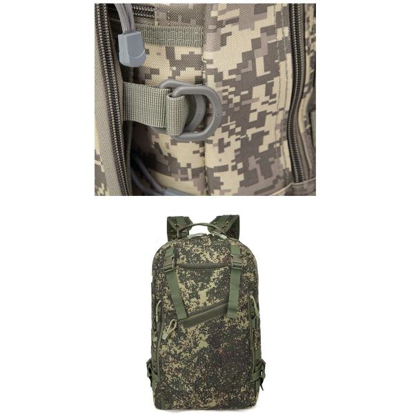 Полиэстерная подкладка 45L вместимость на открытом воздухе Пешеходные поездки рюкзак с внутренним отсеком