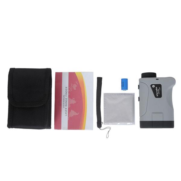 Telescopio al aire libre Gray Black de los 600m-1500M Golf Distance Measurer