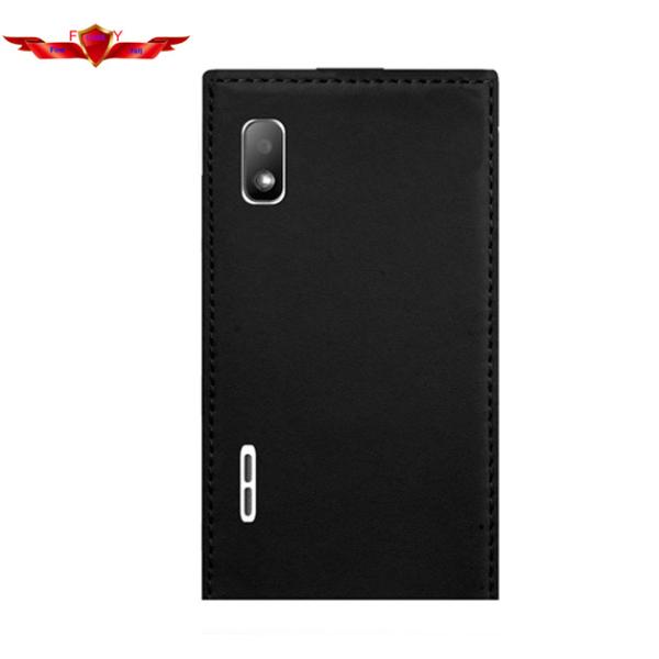 Genuine LG E612 Optimus L5 Flip Leather Cases 100% Real Leather Good Quality