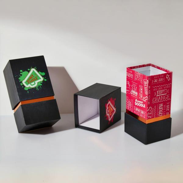 Custom Types Ivory Paper Cosmetic Box for Skincare Serum Perfume Bottle Organizer Storage