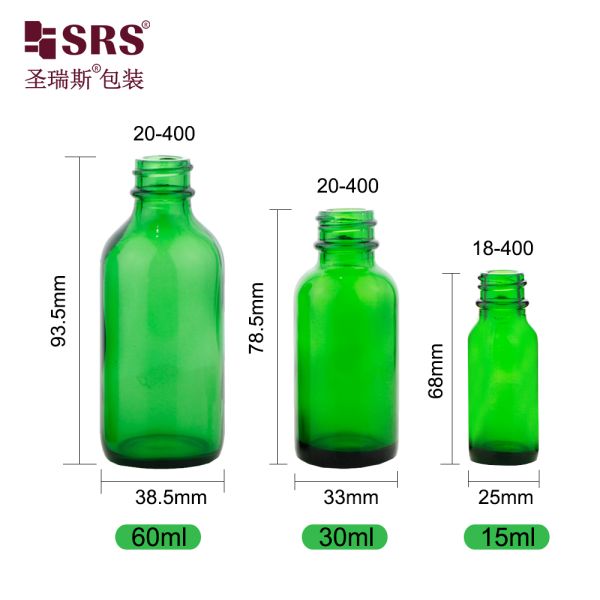 30ml 60ml Hot Selling Glass Dropper Bottle with Child Resistant Cap for Skincare Serum Oil