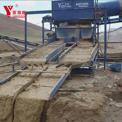 106kw Alluvial Gold Washing Plant Mobile Gold Wash Plant With Pulsating Sluice Box