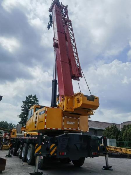 SANY 100ton Usados todos os terrenos guindastes usados máquinas de construção