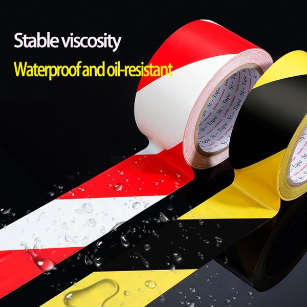 PVC Warning Tape Zebra Crossing Warning Color Marking Landmark Tape
