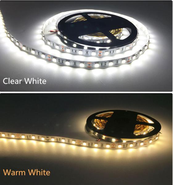 Flexible 24V 5M 5050 RGB Waterproof Led Strip Lights IR Remote ROHS Certification