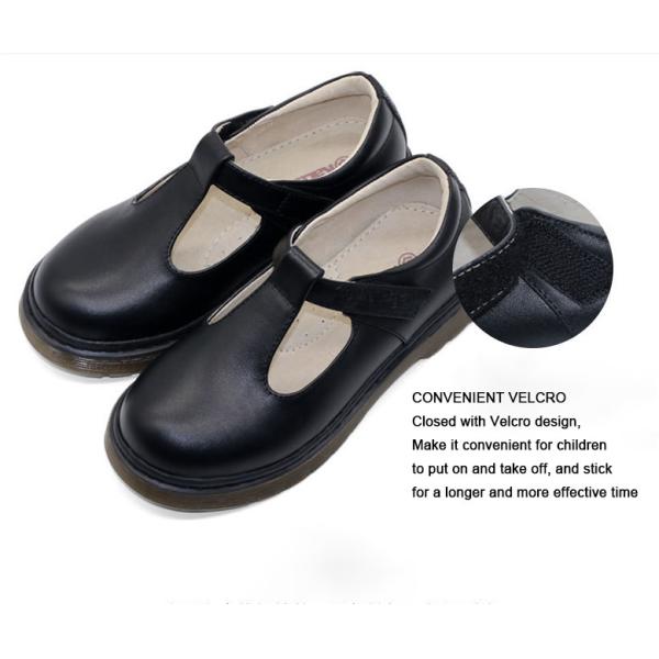 Dress Leather Shoes Girls Performance Shoes Non Slip Genuine Leather Soft JK Single Shoes