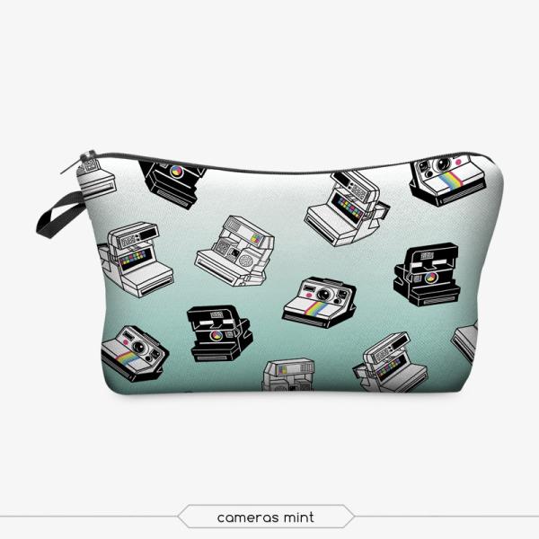 Makeup Bag, 3D Printing women cosmetic bag Multifuncition Pencil Holder