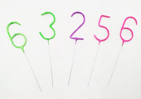 Club Pyrotechnics Firework Sparkler Number Hand Held Sparklers Indoor