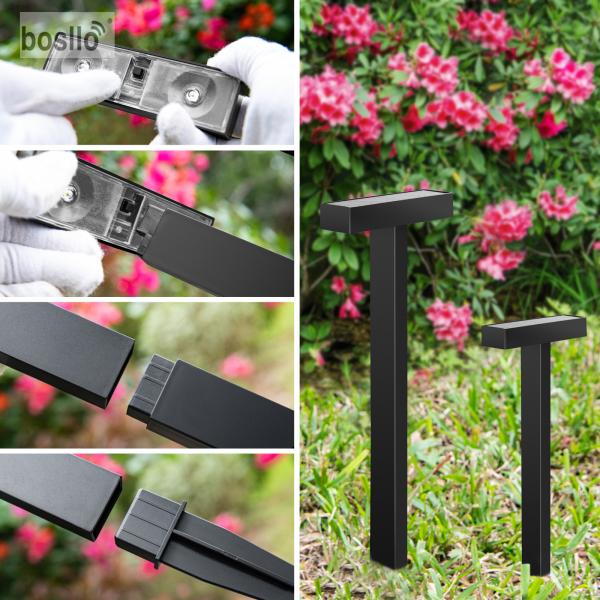 Outdoor Solar Garden Lights with 1.2V 600mAh NIMH Rechargeable Battery AA Warm White Light Type