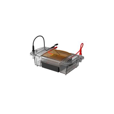 Integrated horizontal electrophoresis cell