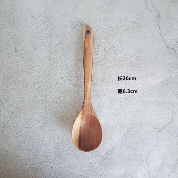 OEM натуральный тек деревянная кухонная ложка набор домашняя кухонная утварь