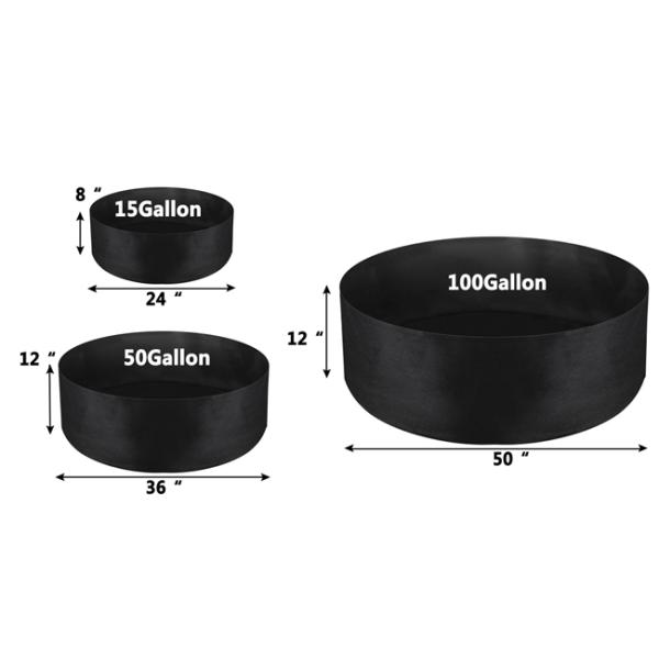 Garden Planter, Fabric Grow Beds Divided Grids, Planting Bags with Drainage Holes, PE Planter Pots for Tomatoes