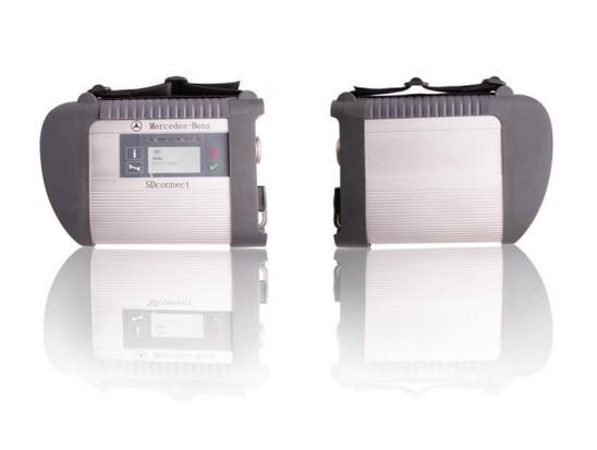 O MB SD conecta o trabalho da ferramenta diagnóstica de Mercedes do estojo compacto 4 em todos os computadores