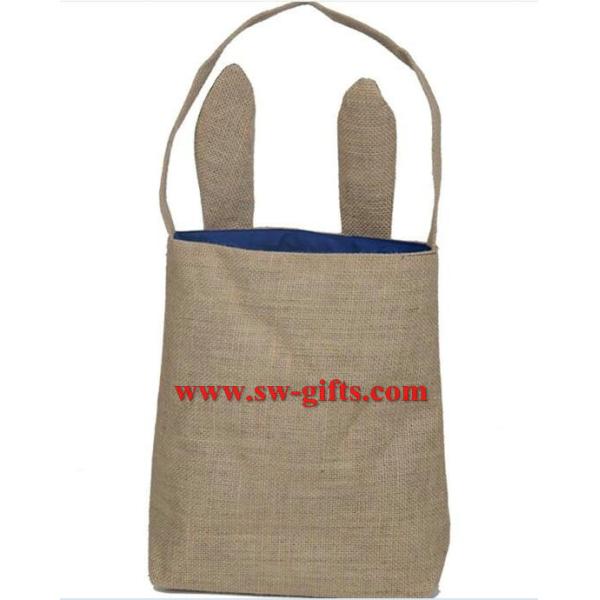 Easter eggs baskets jute bags cute gifts bunny mascot the easter bunny cotton bag decorations toys dinosaur easter egg