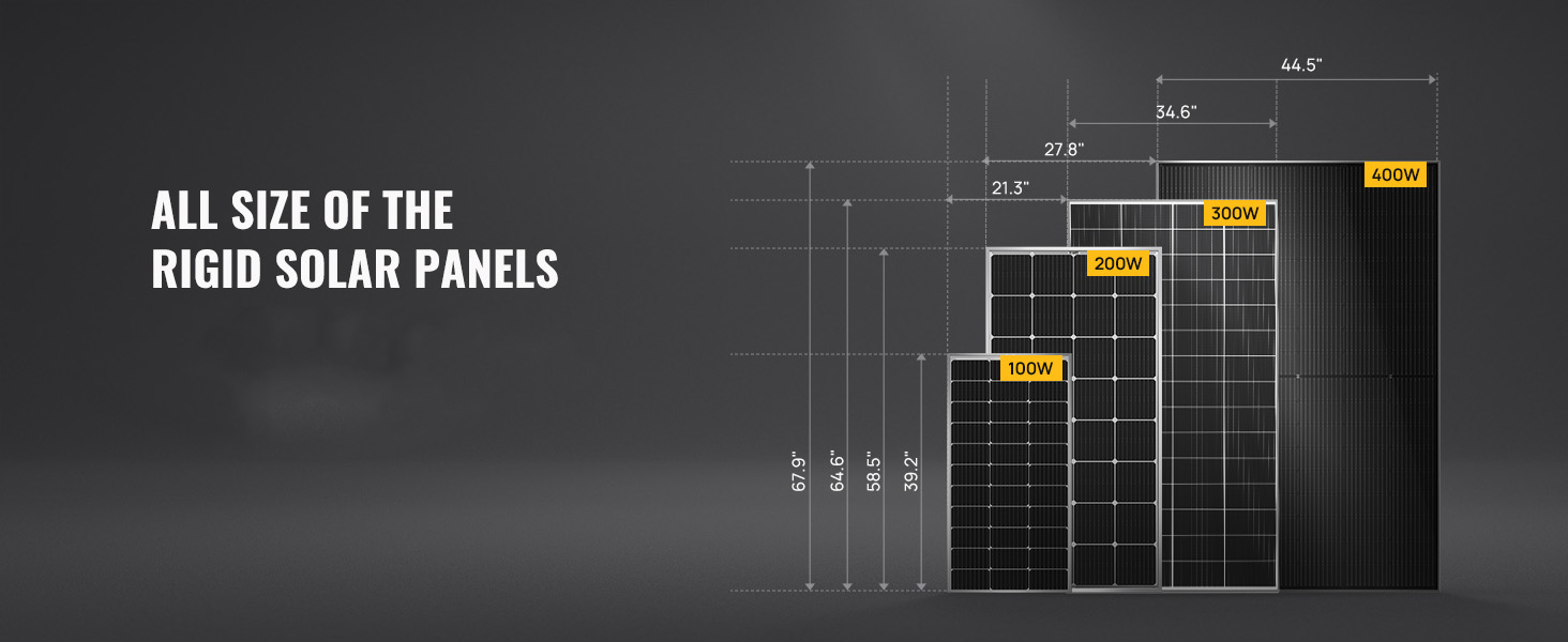 400W 10BB Легкие жесткие солнечные панели Моно солнечный модуль OEM