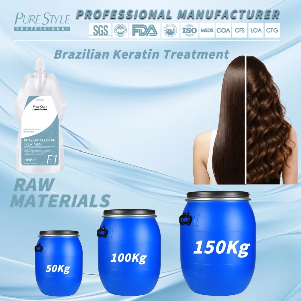 OEM Wholesale Factory Supply Purestyle Brazilian Keratin Hair Treatment Cream Smooth Hair Care Conditioner Nourishing Straightening