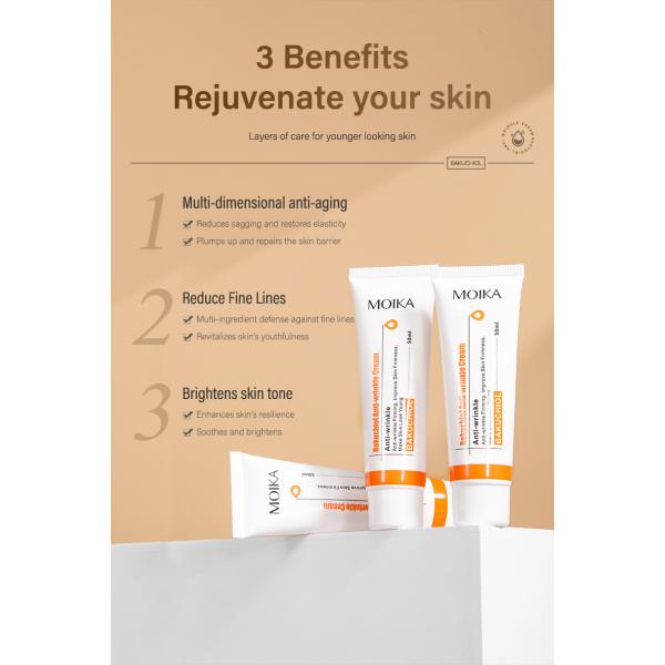 Крем против морщин, отбеливающий, отбеливающий лицо, крем для ухода за кожей 50 мл