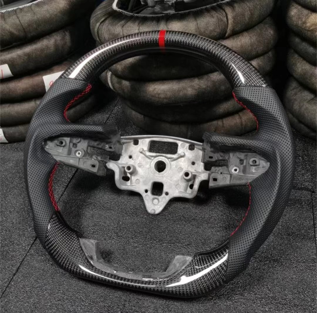 2020- GMC YUKON SIERRA Pickup Off-Road Vehicle Napa Perforated Leather Steering Wheel