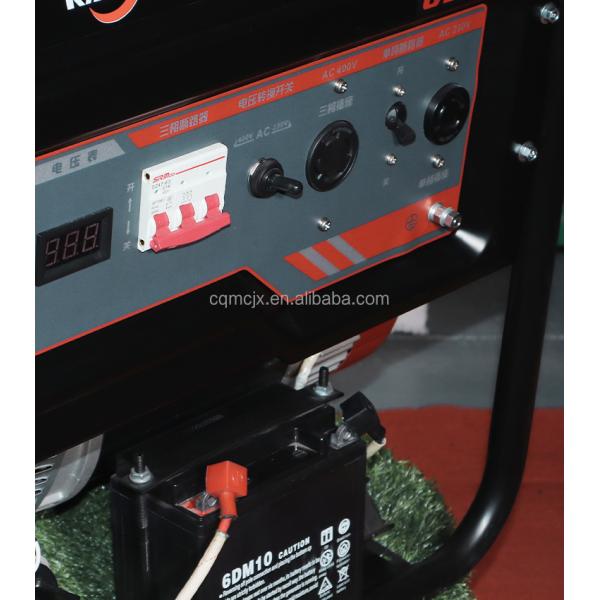 460cc Open Generators Recoil Gasoline Generator 110v/230v/400v 7500kw Rated Current 32a