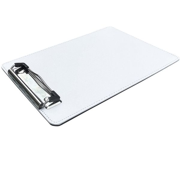 A4 A5 Sublimation Document Folder Leather Clipboard For Office Materials Heat Transfer Writing Board For Receipts And Documents