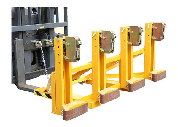 DG2000A Mechanical Clamping Single Eagle Grip Forklift Drum Grabber Loading Capacity 500kg X4