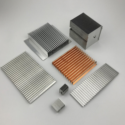 Light Corrosion Resistant Stamped Heat Sinks Metal Stamped Radiator