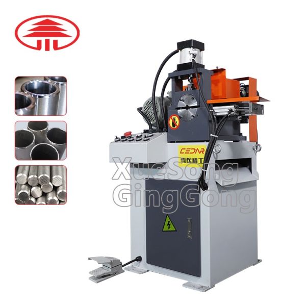 High-Precision 80 Pneumatic Single-Head Chamfering Machine Automatic Pipe Bar Feeder Construction Steel Stainless Steel