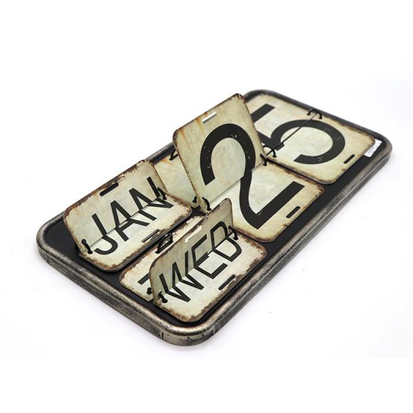 Shabby Chic Modern Custom Metal House Number Signs , Decorative Metal Signs Plaques