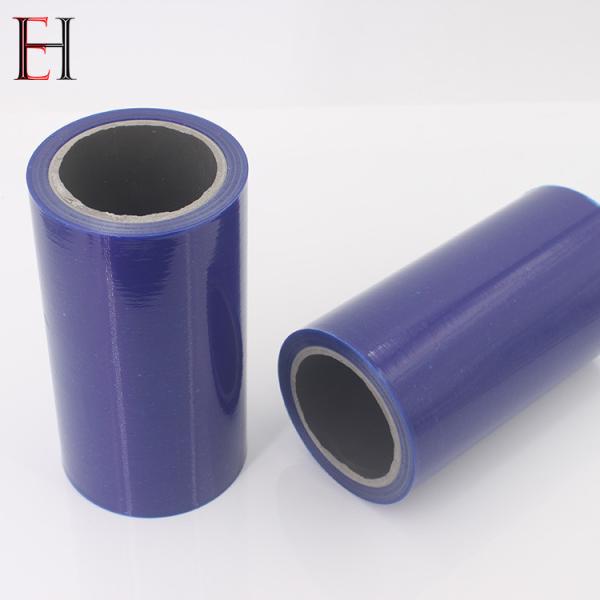 40 Microns espessura transparente azul PE filme protetor para folhas de alumínio bobinas e placas