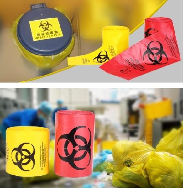 31X43(33 Gallon) plastic blue soiled linens liner bags, 40-45 Gallon Blue disposable plastic soiled linen bag hospital