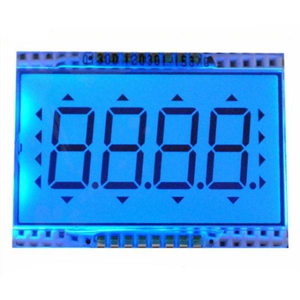 TN / STN / HTN LCD Display Positive Mode 2.8V With Pin / Rubber Connector